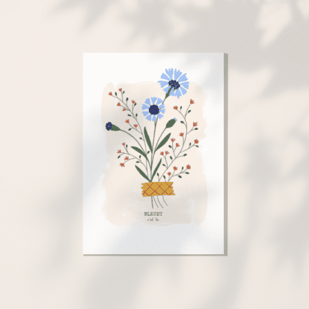 Carte - Bleuet
