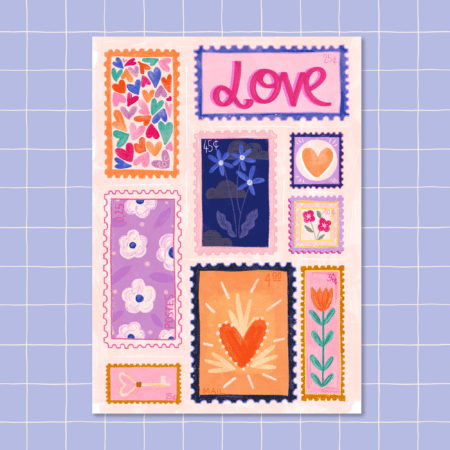 Collection Spread The Love _ Stamps Timbres