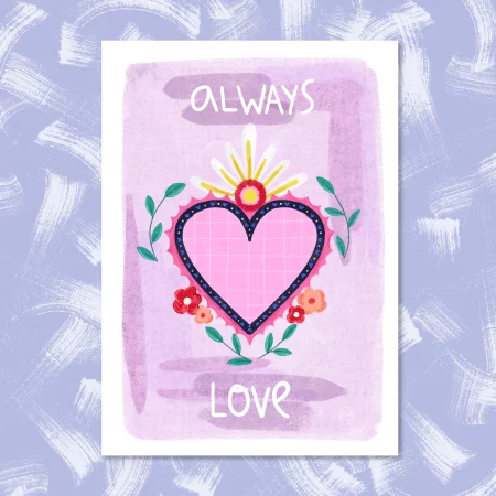 Coeur orné fleuri ExVoto1