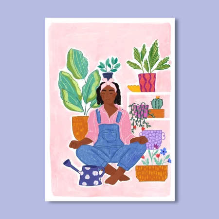 Carte Plant Lady