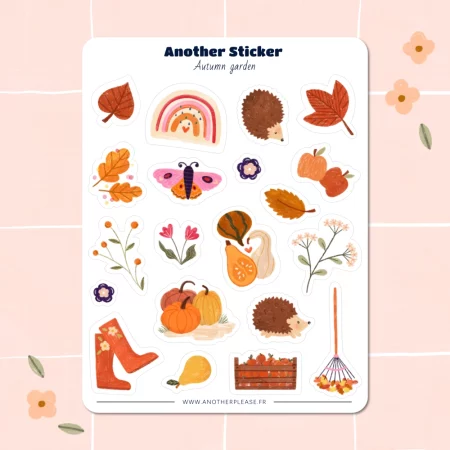 Planche de stickers - Autumn Garden