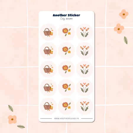 Planche de stickers - Cozy Autumn