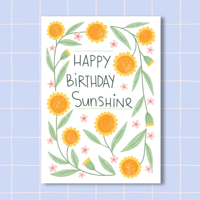 Carte - Happy Birthday Sunshine – Image 2