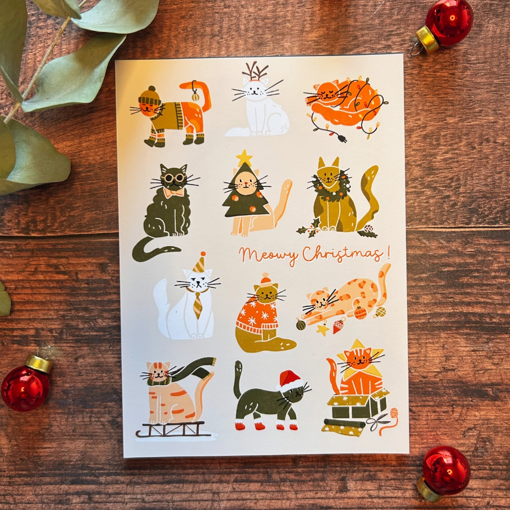 Carte de vœux - Meowy Christmas – Image 2