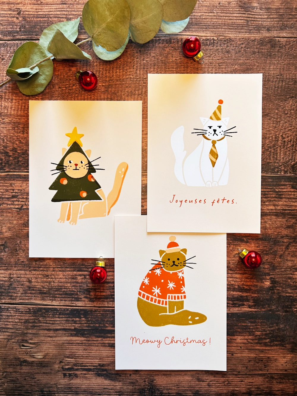Carte de vœux - Le Chat-pin – Image 4